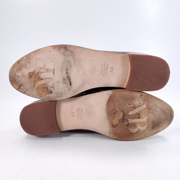 Matt Bernson Casual Slip On Loafer Flat Womens Size 7.5 Silver Brown - Picture 7 of 9